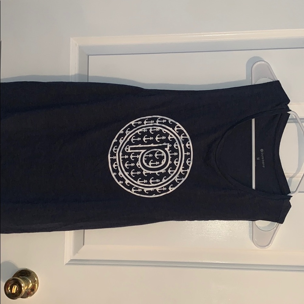 Pure Barre Nautical Muscle Tank- Worn Once!